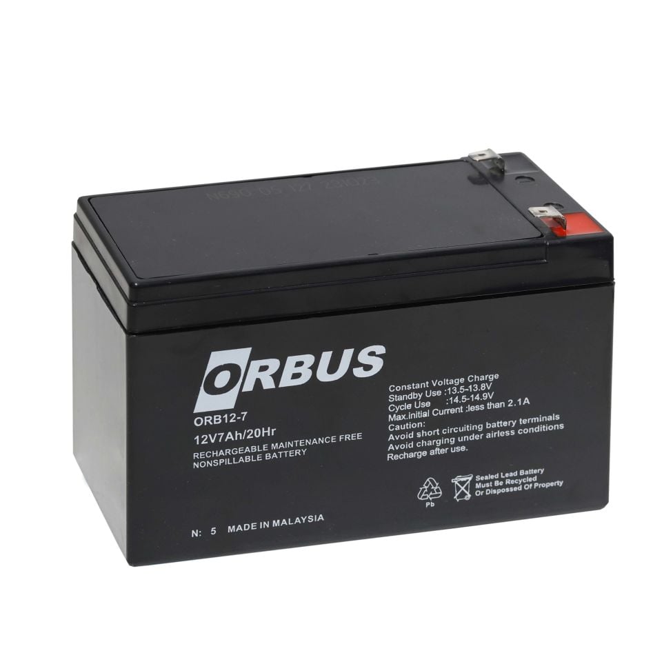ORBUS / 12V 7 Ah Kuru Akü