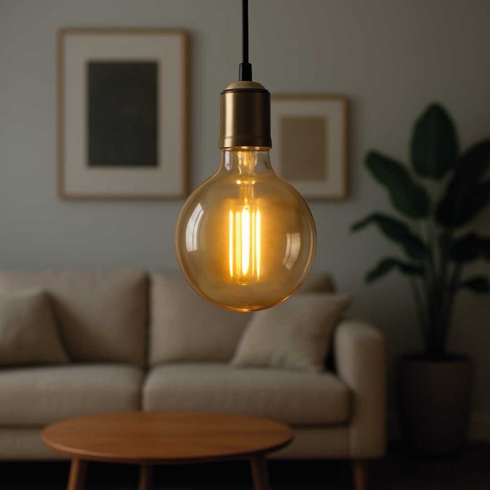 ORBUS Globe GA95 Amber Ampul E27 540lm