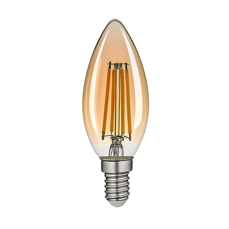 ORBUS BA3 4W E14 Amber Cam Filament LED Ampul 2200K Sarı Işık 360 lm