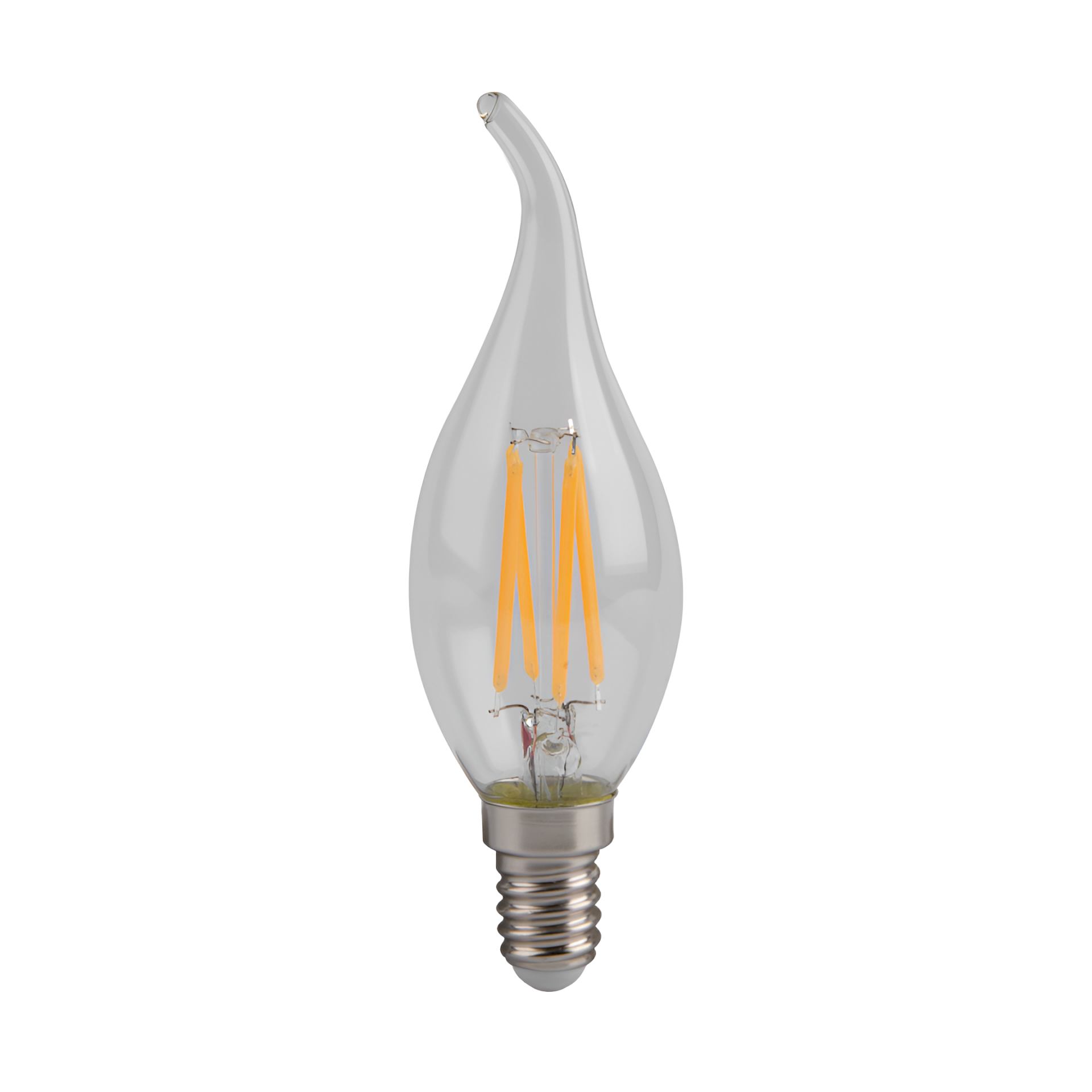 Orbus Rustik Kıvrık TC3 4W E14 LED Filament Ampul | 2700K Sıcak Işık