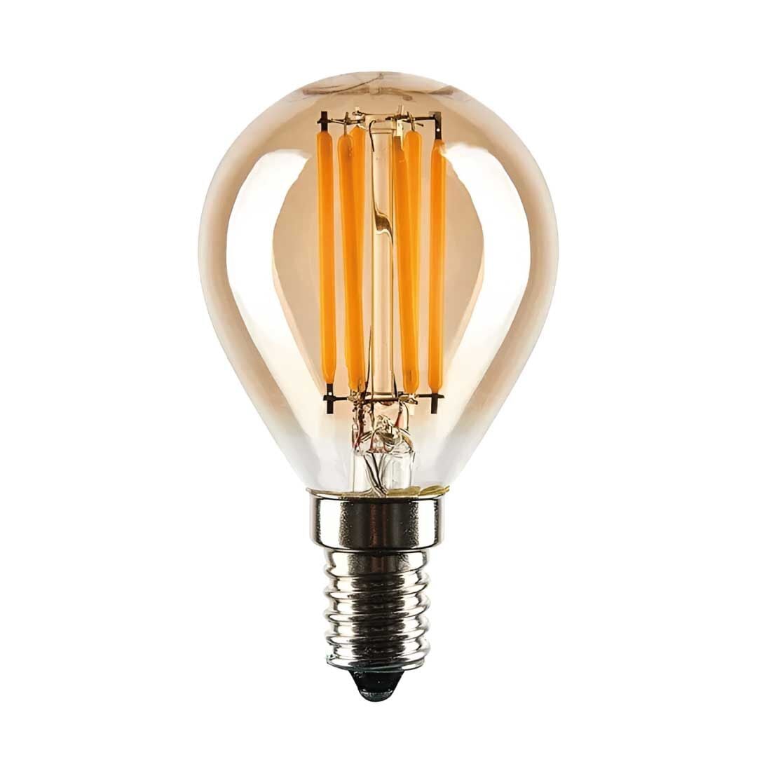 Orbus PA45 4W E14 Amber LED Filament Ampul | 2700K Sıcak Işık 300 lm