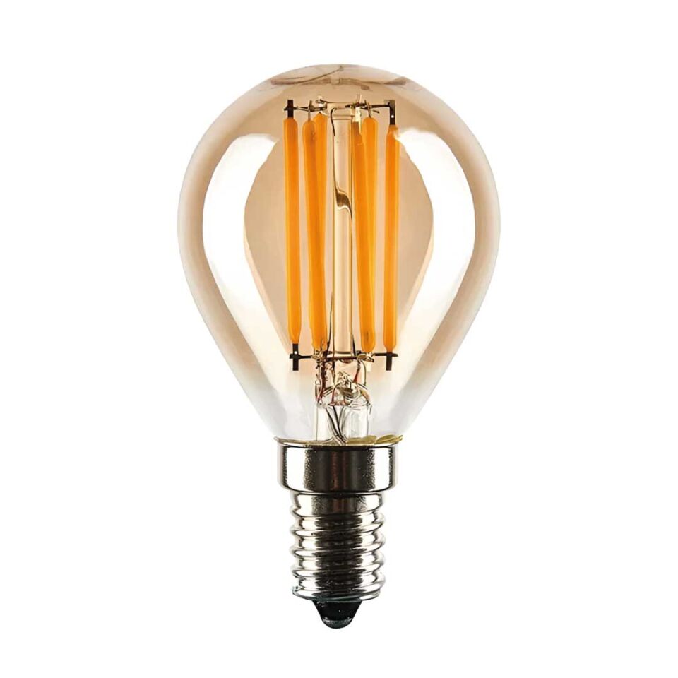 Orbus PA45 4W E14 Amber LED Filament Ampul | 2700K Sıcak Işık 300 lm