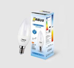 ORBUS Bright E14 LED Ampul 4.8W | 6500K Beyaz Işık, 425 lm | Yüksek Verimli & Uzun Ömürlü Aydınlatma