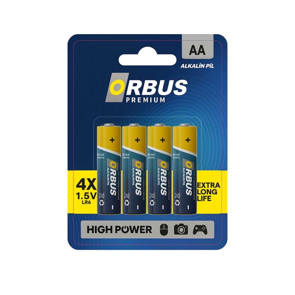 UZUN ÖMÜRLÜ EKONOMİK 4'LÜ ALKALİN KALEM PİL