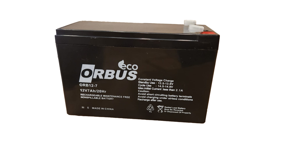 ORBUS ECO / 12V 7 Ah Kuru Akü