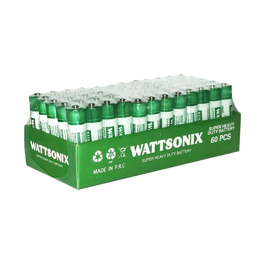 WATTSONIX ÇİNKO KARBON KALEM PİL 60'LI