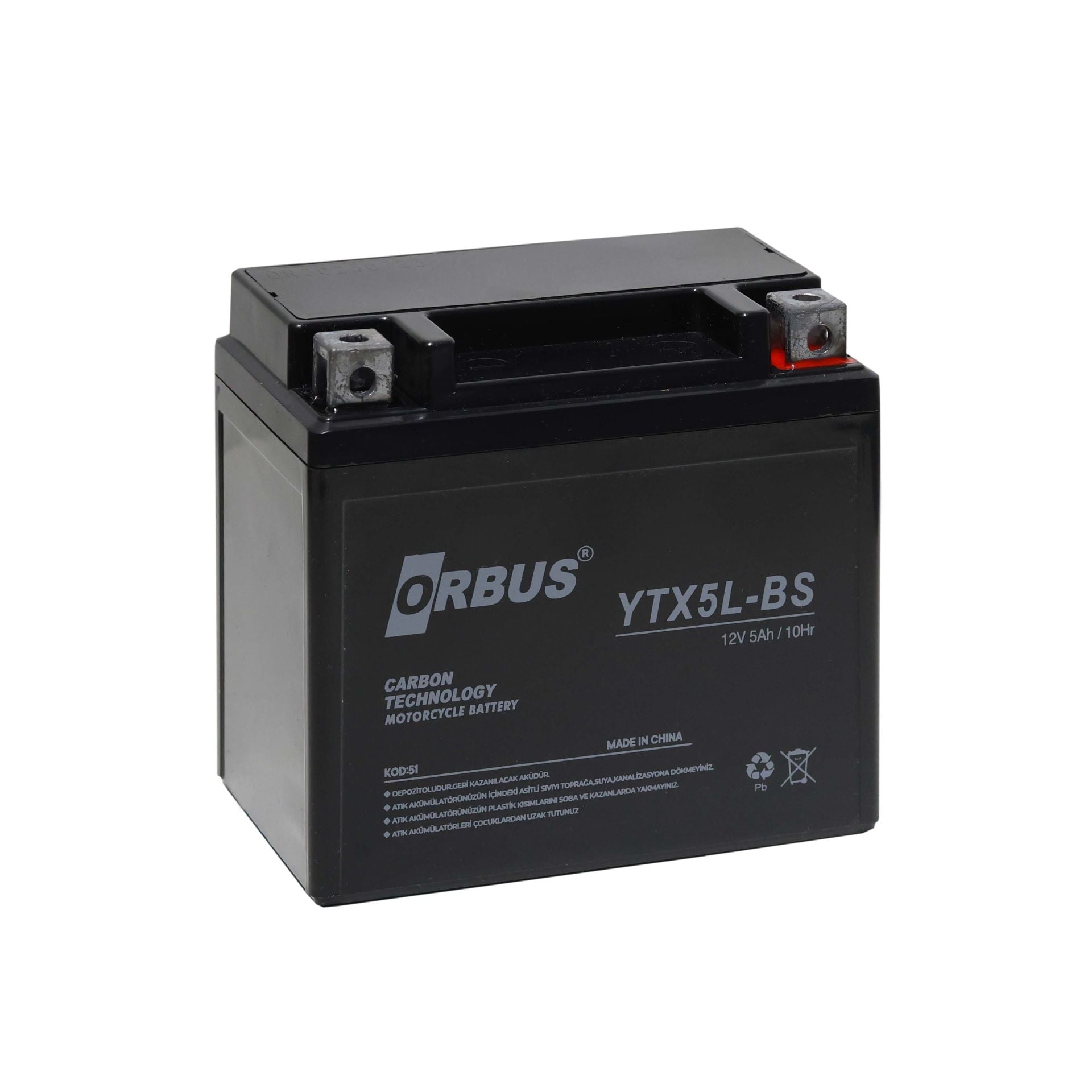 Orbus YTX5L-BS Motosiklet Aküsü