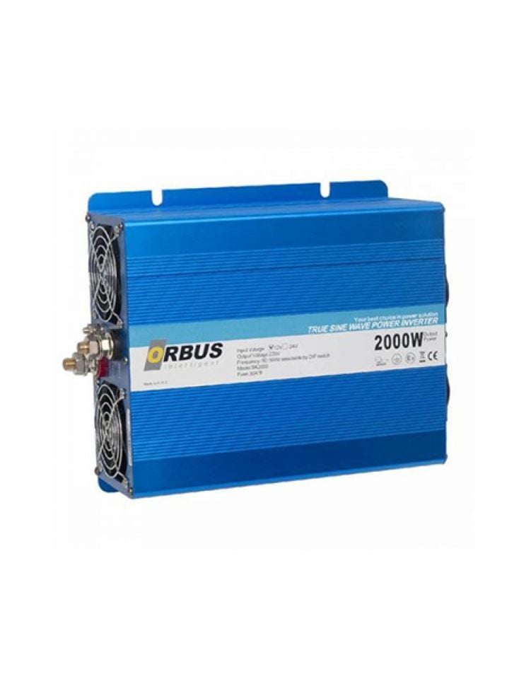 Orbus 12V  24V 2000W Tam Sinüs İnvertör  (SEÇİNİZ)
