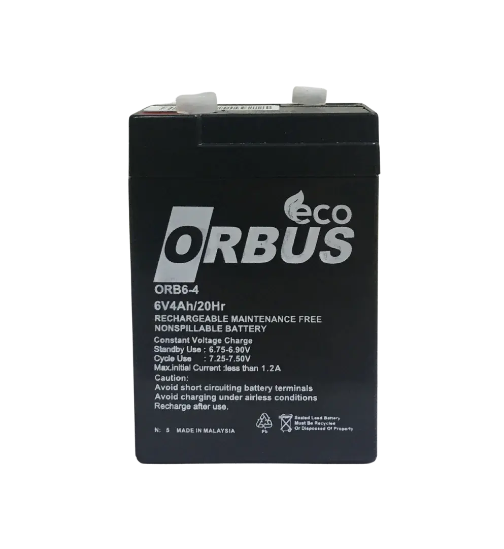 ORBUS ECO / 6V 4 AH Kuru Akü