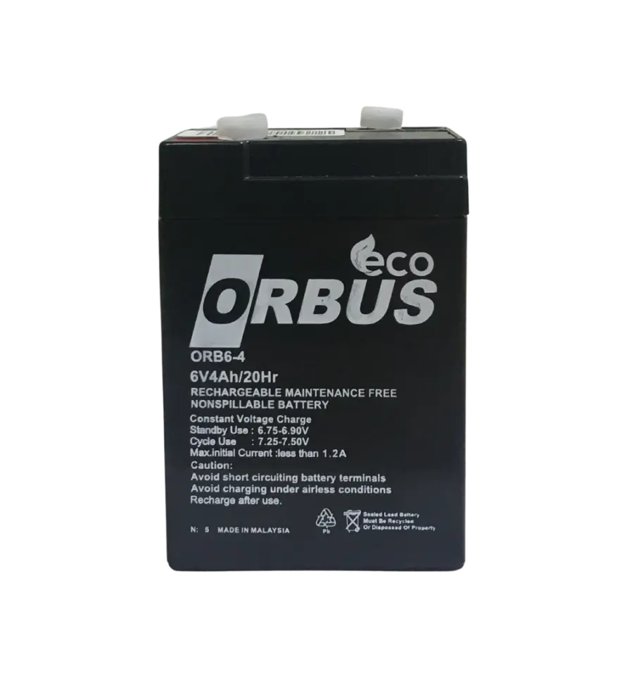 ORBUS ECO / 6V 4 AH Kuru Akü