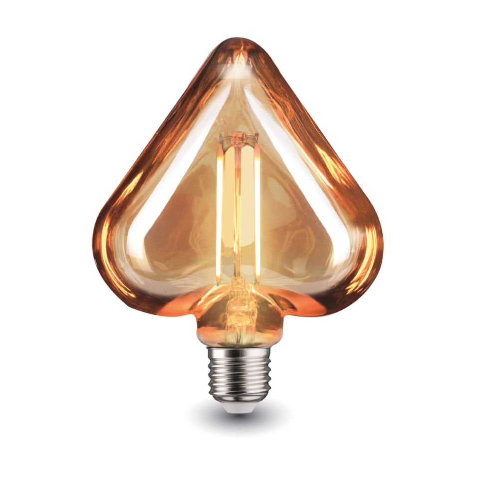 Orbus Kalp Filament Led Ampul Amber E27 360lm