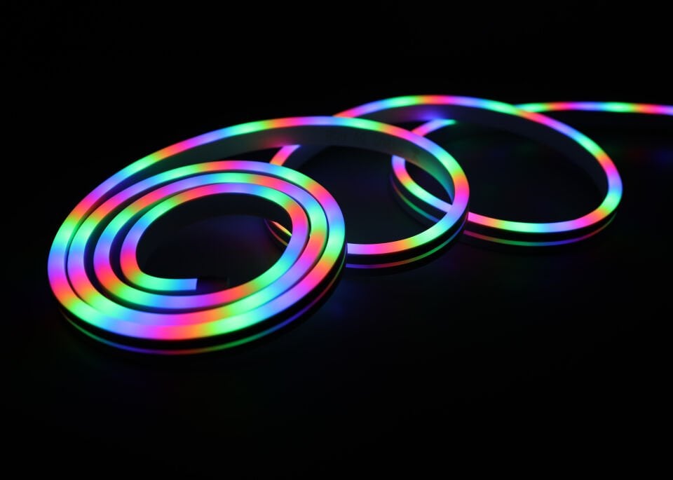 ORBUS RGB Neon Şerit Led 2 Metre USB'li