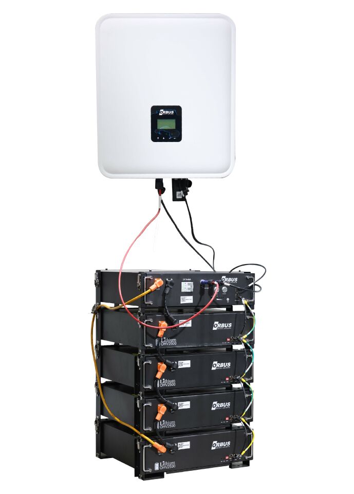 10KW HİBRİT İNVERTER+AKÜ SETİ