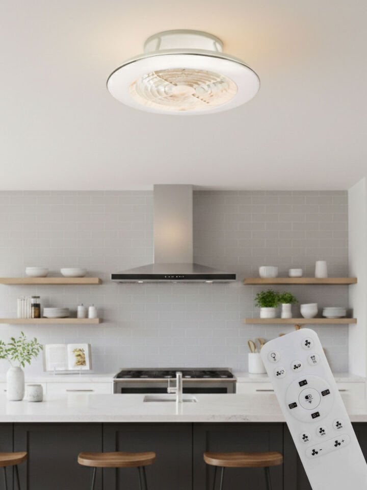 Uzaktan Kumandalı Tavan Vantilatörü 3000K - 6500K Işık ve Ayarlanabilir Fan Seviyeli VL1