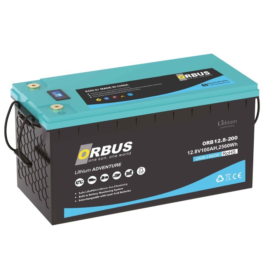 12.8V 200Ah Lityum Akü