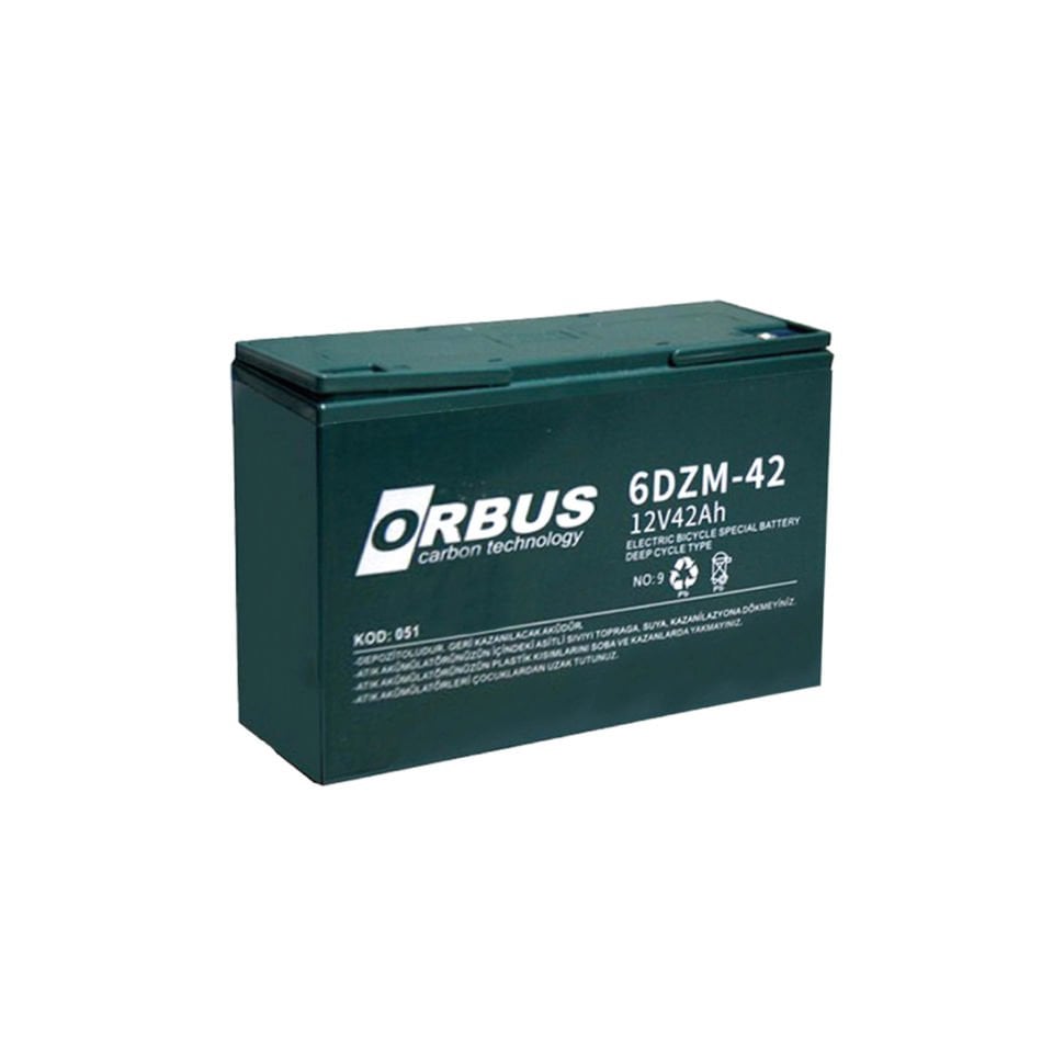 Orbus 12V 42 Ah Elektrikli Bisiklet Aküsü
