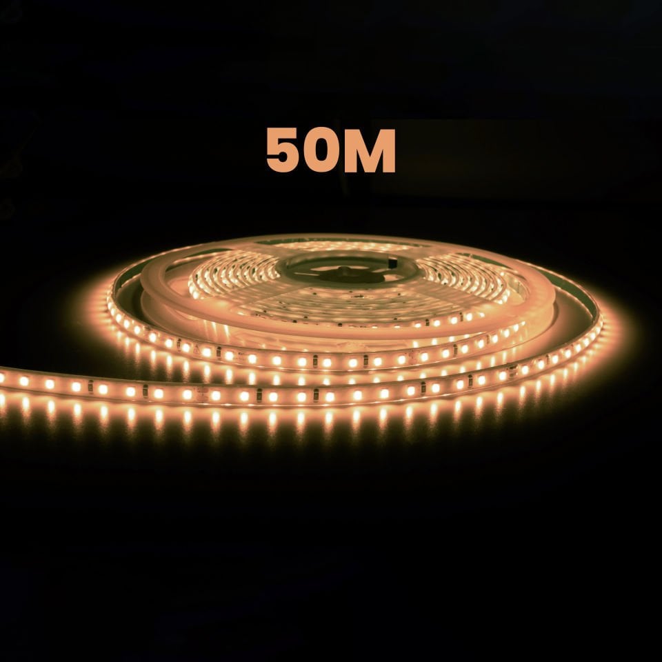50 Metre Gün Işığı Hortum Şerit Led 8w 800 Lümen 220 Volt Fiş - 3000K