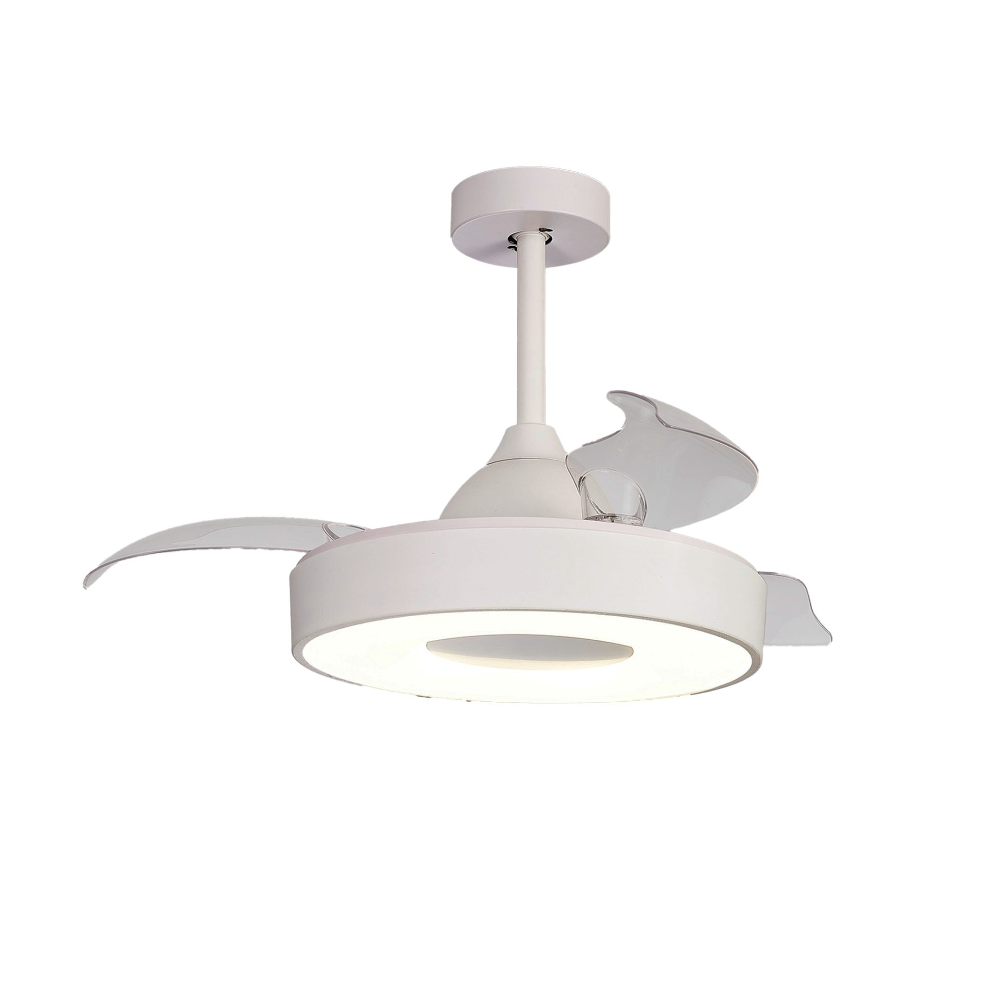 Orbus VL5B Estetik Tasarımlı Uzaktan Kumandalı LED Tavan Vantilatörü - Ayarlanabilir Işık ve Hız Kontrolü