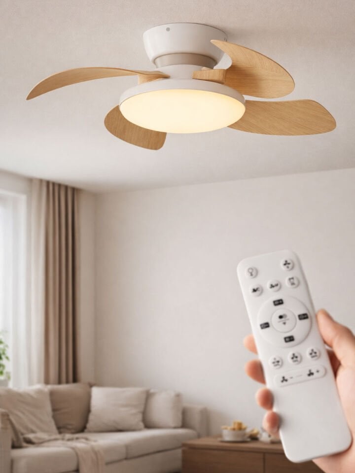 Orbus VL6S Uzaktan Kumandalı Modern LED Tavan Vantilatörü - Hız ve Işık Ayarı