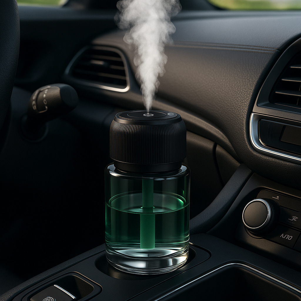 USB Girişli Araç Hava Nemlendirici Cologne – 160ml, Çoklu Mod, Sprey Dağılımı, Koku Giderici