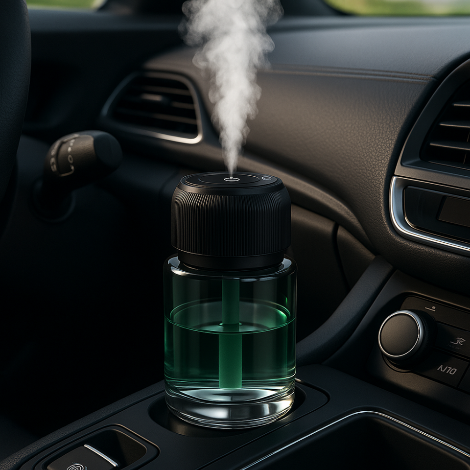 USB Girişli Araç Hava Nemlendirici Cologne – 160ml, Çoklu Mod, Sprey Dağılımı, Koku Giderici