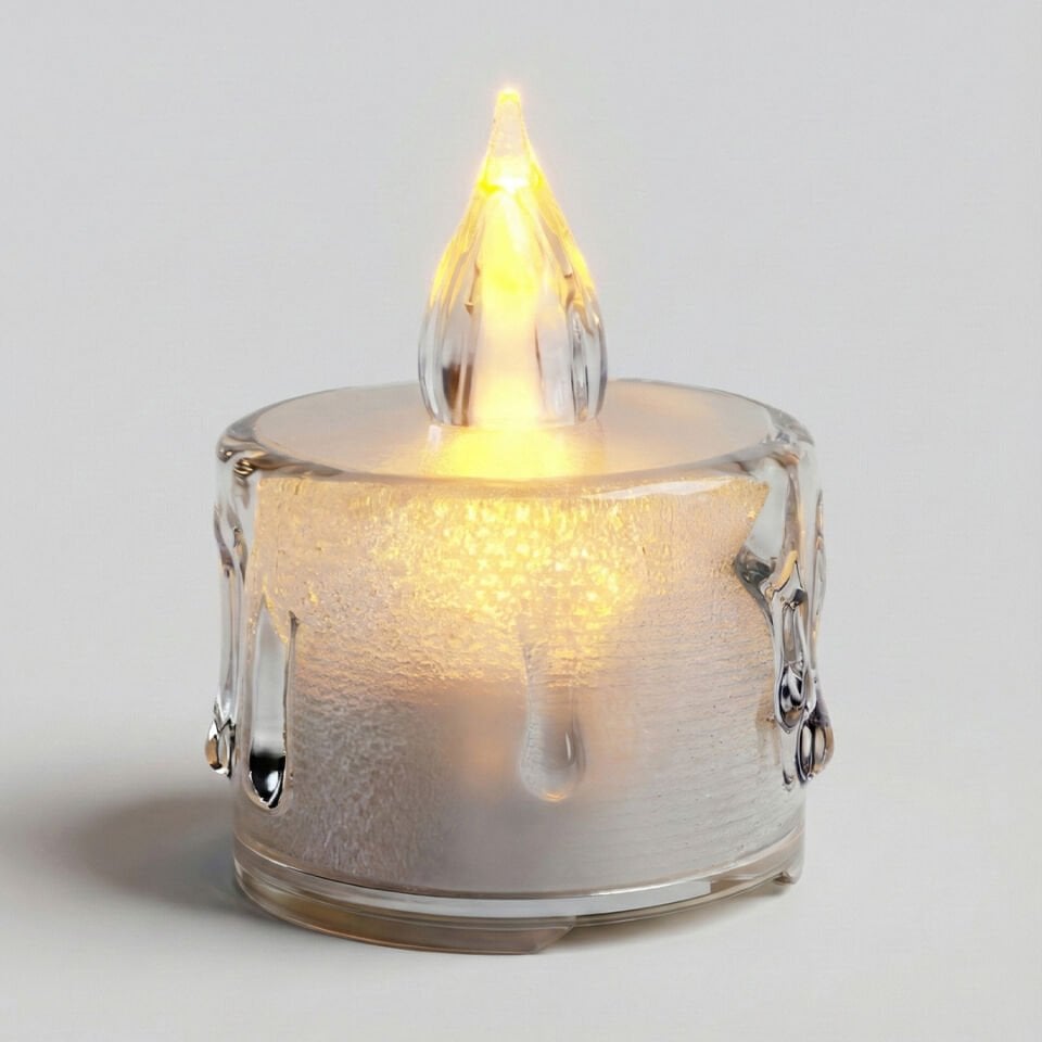 ORBUS LED Mum Işığı – 2’li Paket | 5cm x 3.6cm | Warm White | 2x LR1130 Pilli Dekoratif Mum