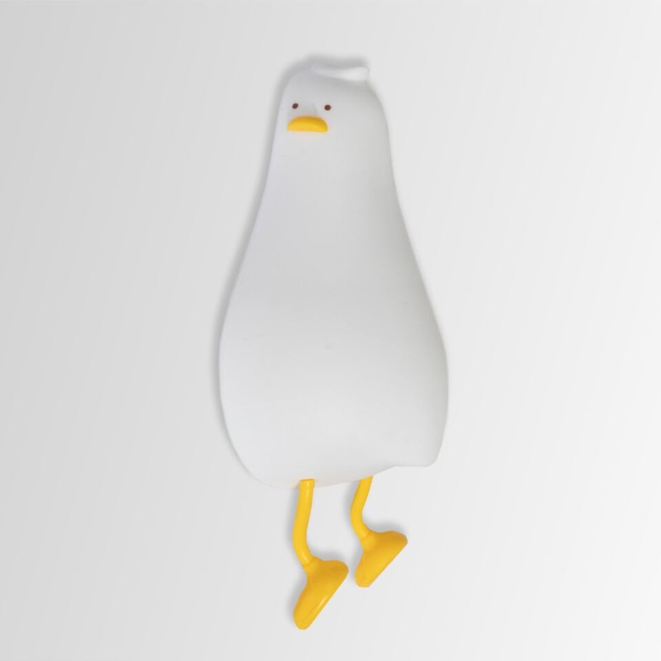 Orbus Silikon Ördek Gece Lambası – Dokunmatik, 7 Renk Değiştirilebilir, Yumuşak Silikon, AAA Pilli