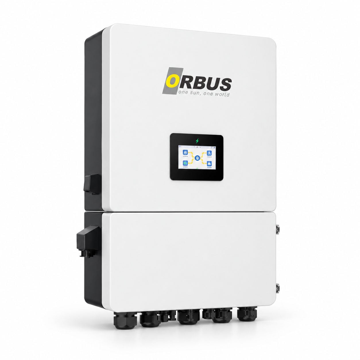Orbus ORB3PH 48V 15kW Trifaze Hibrit Solar İnverter | 3 MPPT | IP65 | Akıllı Enerji Depolama
